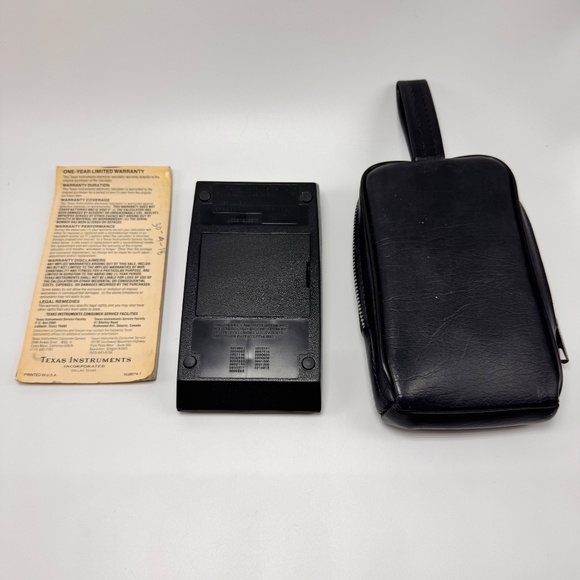 Texas Instruments TI Business Analyst-I Red LED Electronic Calculator w/Case VTG - Picture 2 of 12